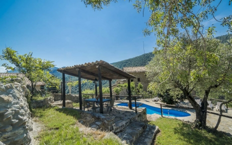 Different terraces have been created 